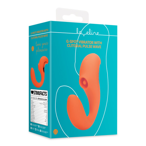 G-Spot Vibrator with Clitoral Pulse Wave - Untamed Orange - Image 2