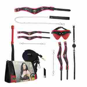 Milan Collection - Kit with Bag - Black/Red