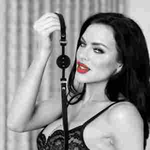 Milan Collection - Silicone Ball Gag - Black/Red