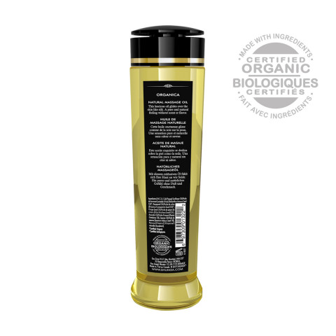 Organica Massage Oil - Natural - 8 fl oz / 240 ml - Image 2