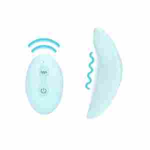 Panty Vibrator with Remote Control - Arctic Blue