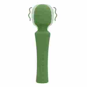 Powerful Wand Vibrator Massager with Still Handle - Green Mumba