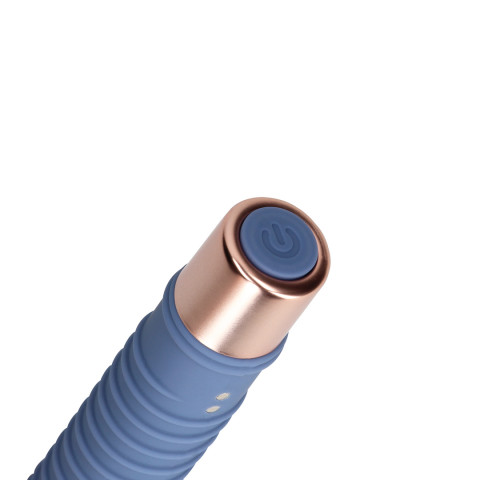 Ribbed Mini Vibrator - Blue Horizon - Image 7