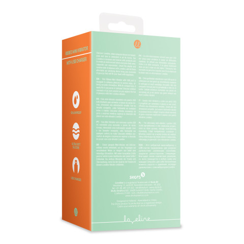 Ribbed Mini Vibrator with USB Charger - Spring Sage - Image 3