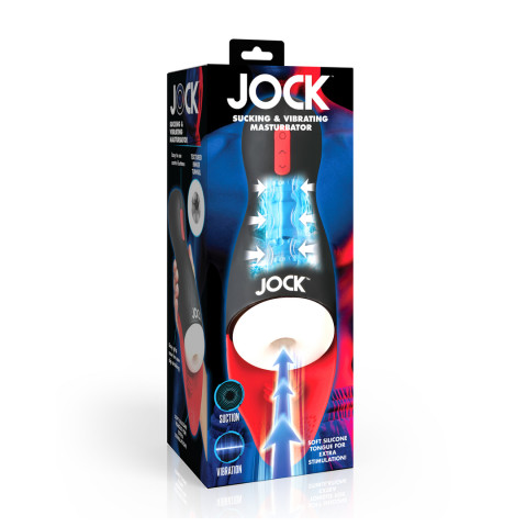 Sucking and Vibrating Masturbator - Black - Image 2