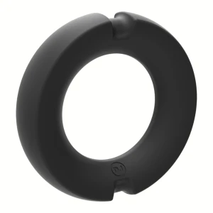 The Paradox - Silicone/Metal Cock Ring - 35mm - Black