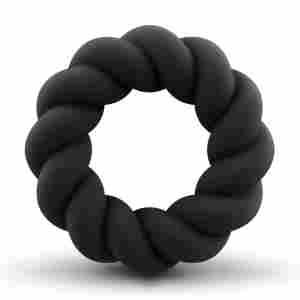 Twist - Non-Vibrating Cockring - Black