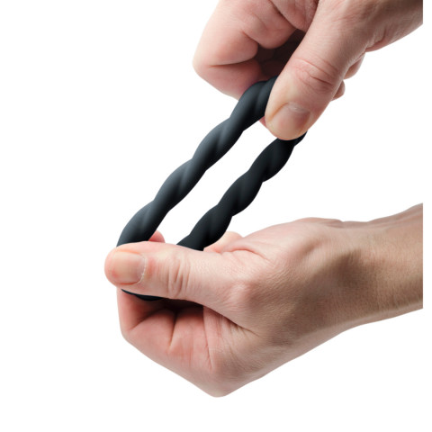 Twist - Non-Vibrating Cockring - Black - Image 6