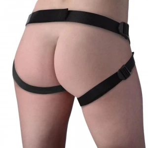 Женски пенис колан Brazen 8" Silicone Dildo with Harness - Flesh