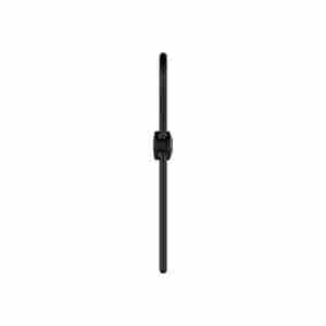 Forge - Single Adjustable Lasso Silicone Cock Ring - Black