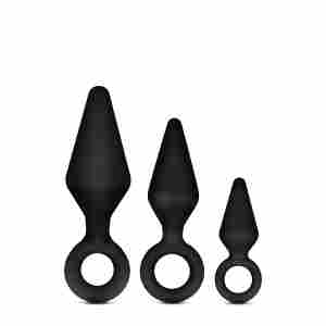 Anal Adventures Platinum - Silicone Anal Plug Set