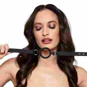 Bedroom Fantasies - Silicone O-Gag - Black