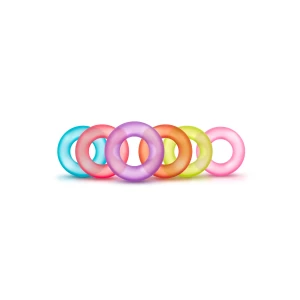 Blush - Play With Me King of the Ring Cock Ring Set 6-Pack