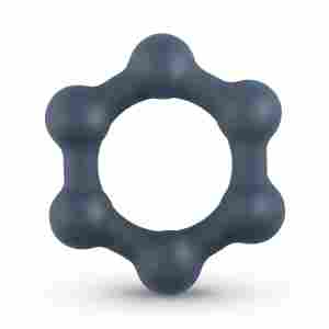 Boners Hexagon Cockring With Steel Balls