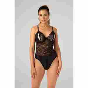 Christine - Wetlook Bodysuit Vesper