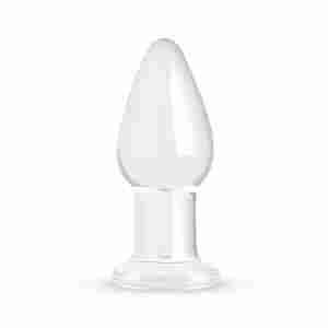 Clear Glass Buttplug