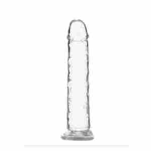 Crystal Addiction - Transparent Dildo - 18 cm