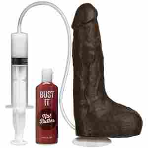 Doc Johnson - Bust It Squirting Realistic Cock - Chocolate