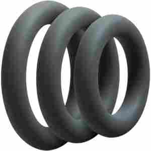 Doc Johnson - OptiMALE 3 C-Ring Set Thick - Grey