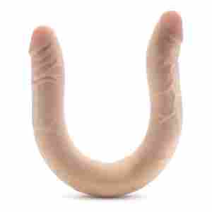Dr Skin - Dr. Skin Plus 16.5” Posable Double Dong Beige