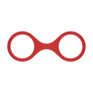 EasyToys - Flexible Silicone Handcuffs - Red