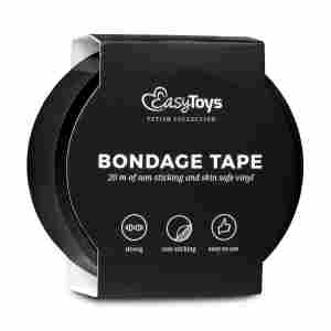 Easytoys Fetish - Black Bondage Tape - 20m
