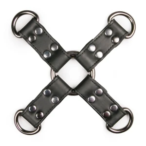 Easytoys Fetish - Black Leather Hogtie