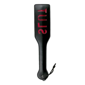 Easytoys Fetish - Black Leather Paddle - Slut