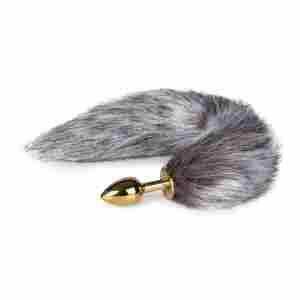 Easytoys Fetish - Fox Tail Plug No. 5 - Gold