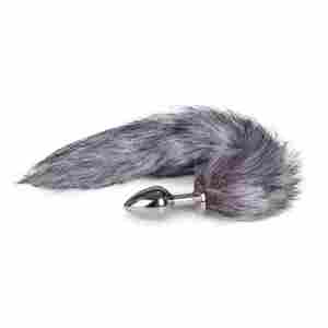 Easytoys Fetish - Fox Tail Plug No. 6 - Silver
