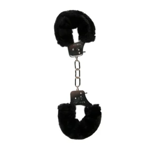 Easytoys Fetish - Furry Handcuffs - Black