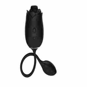 Fifty Shades of Grey - Blushing Rose Suction and G-Spot Vibrator - Black