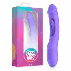 Good Vibes Only - Flax Vibrating Dildo with G-Spot Stimulator