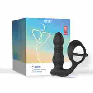 HoneyPlayBox – Cyrus Thrusting Prostate Vibrator – Black