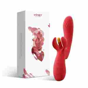 HoneyPlayBox – Fortexa Tapping A-Spot Vibrator – Red