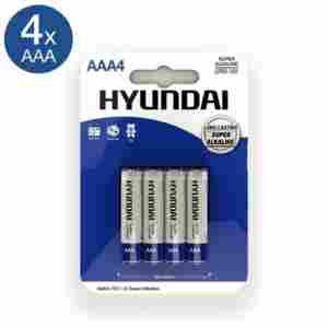 Hyundai AAA Batteries - 4 pcs
