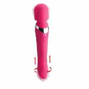 INMI - Ultra Thrust-Her Vibrating Silicone Wand - Pink