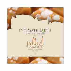 Intimate Earth - Natural Flavors Glide Salted Caramel Foil 3