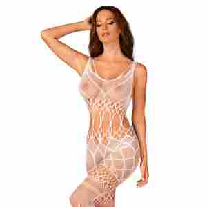 Mesh Catsuit - White