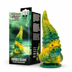 Mythical Mates - Tentacle Delight Green & Yellow - 20 cm