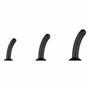 Nexus - Dilator Set Silicone Anal Dildos - Black