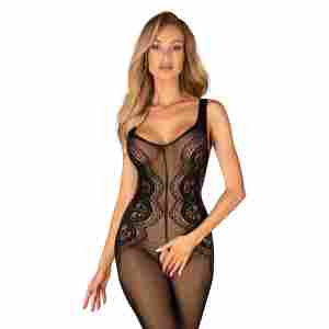 Obsessive - G335 Bodystocking - Black