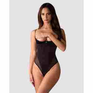 Obsessive - Stelisa Crotchless Teddy - Black