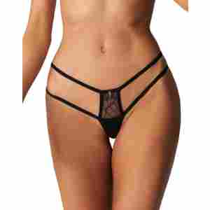 Obsessive – Arrowel Thong – Black