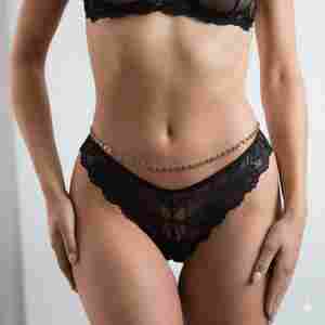 Otazu - Belly Chain Crystal - Amethyst