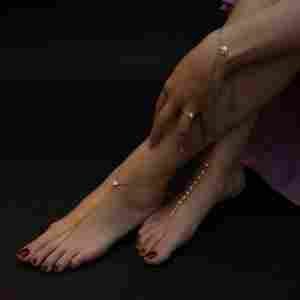 Otazu - Pearl Anklet Anklet - Cream