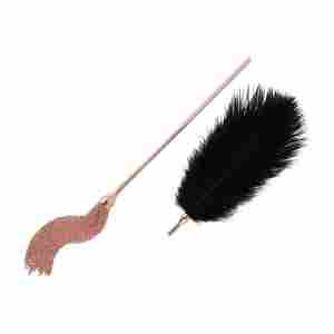 Rosy Gold - Feather Tickler & Whip - Rosegold