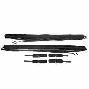 SPORTSHEETS – No Matter Where Bondage Restraint System – Black