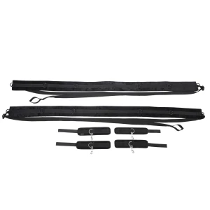 SPORTSHEETS – No Matter Where Bondage Restraint System – Black