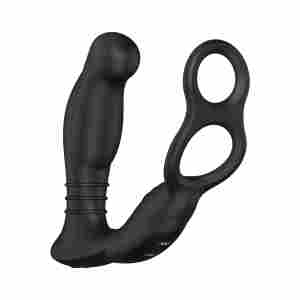Simul8 Prostate Vibrator With Cock and Ball Ring